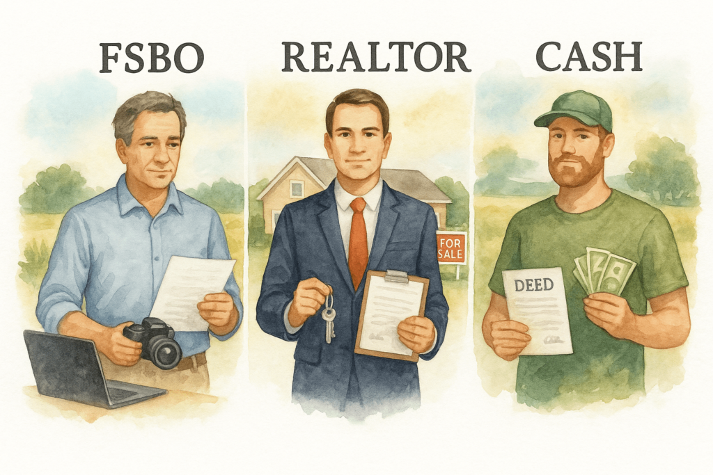 FSBO vs Realtor vs Cash buyer