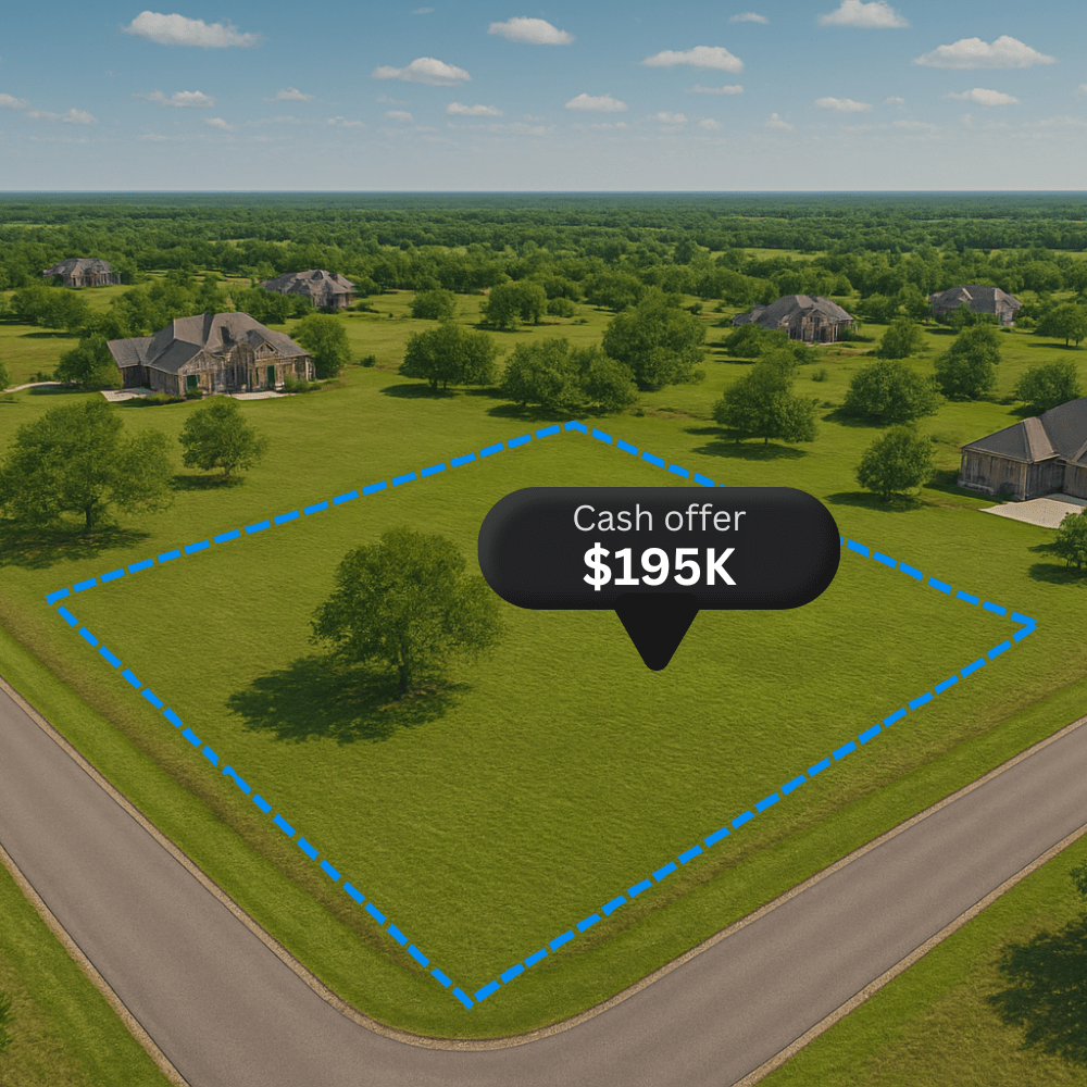 cash offer to sell vacant land