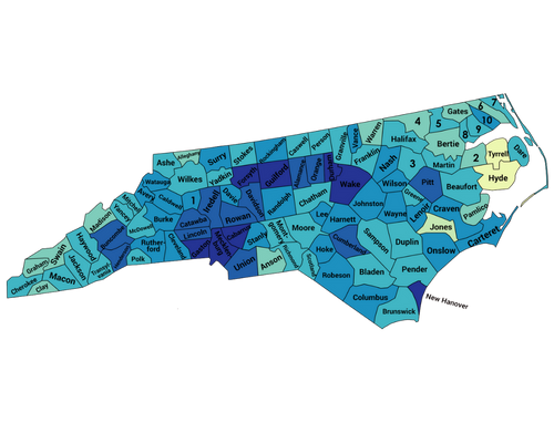 state of north carolina map of counties state of north carolina map of counties