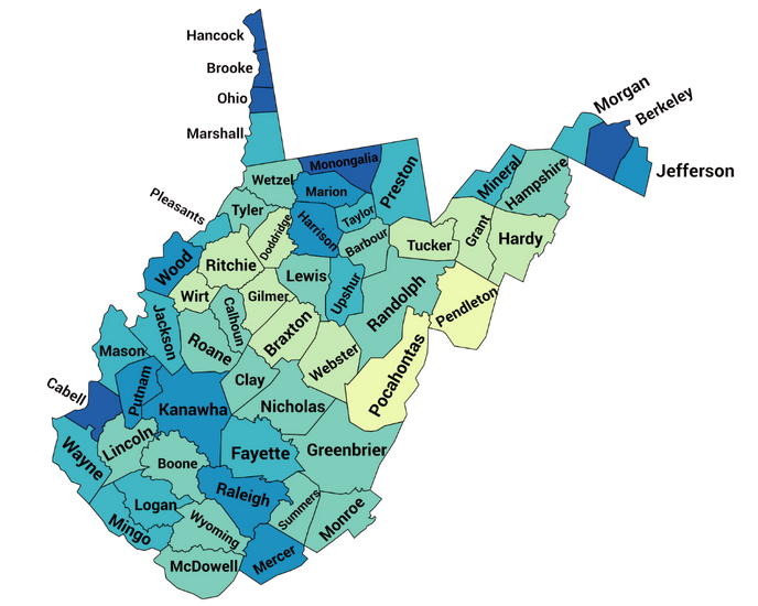 state of texas map of counties