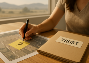 can you sell land in a trust