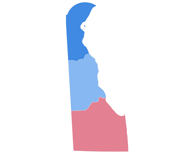 delaware map of counties delaware map of counties