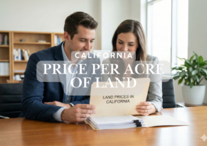 how much is an acre of land in california