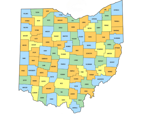 Ohio County Map Ohio County Map