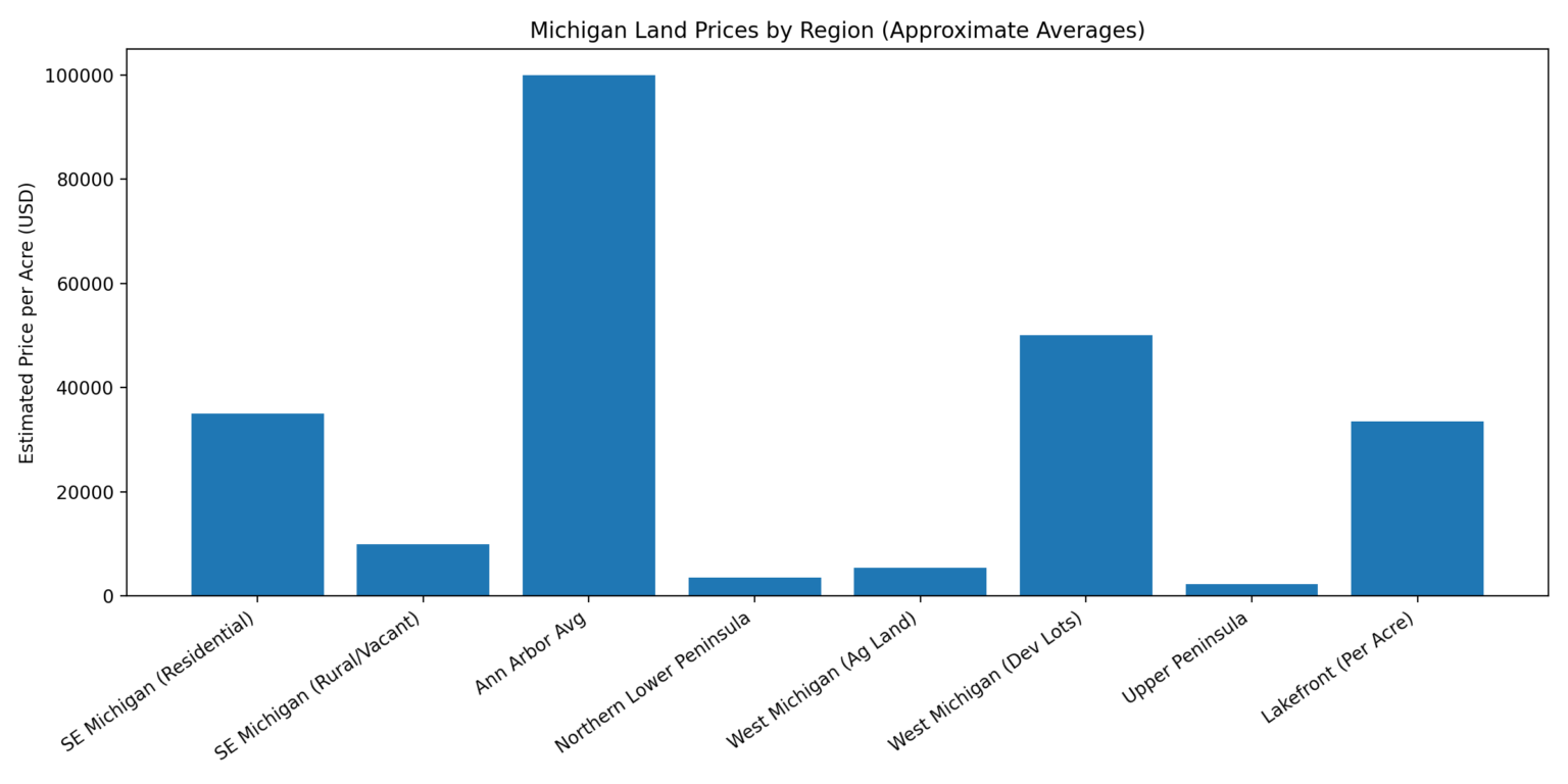 How Much Is an Acre of Land in Michigan? Prices in 2026